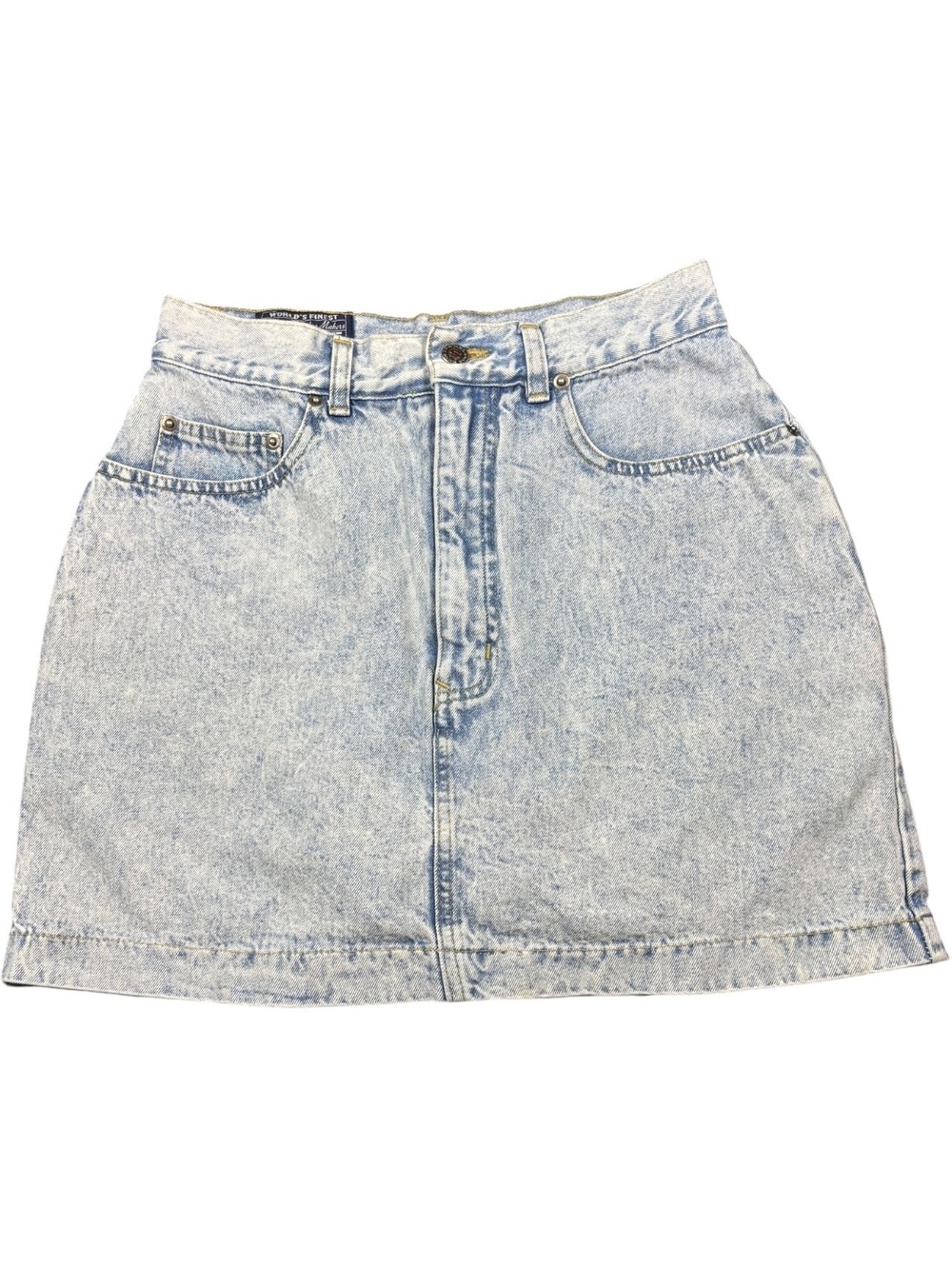 Squeeze Y2K Acid Wash Denim Skort